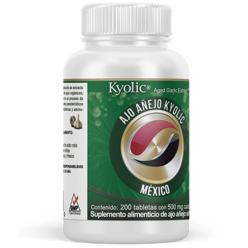 Extracto Kyolic - 200 Tabletas por Bote (Caja de 12 Botes)
